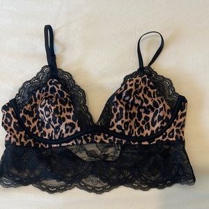 Leopard Victoria’s Secret Bralette size M